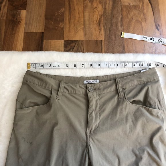 Toad&co landscape crop nylon hiking pants size 4 - Picture 7 of 10